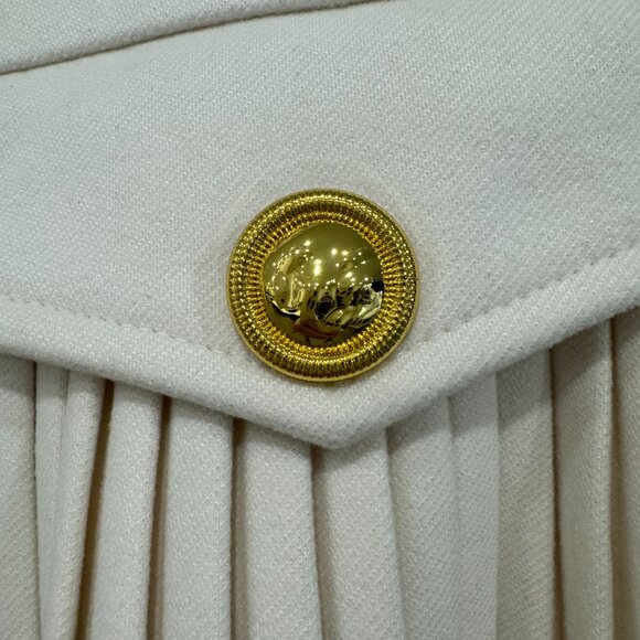 NEW Mini skirt in Ivory, Size L - Picture 7 of 15